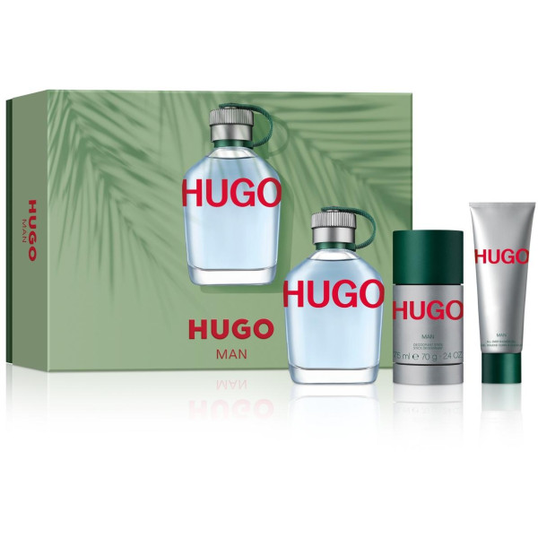 Hugo Boss HUGO Man komplekts vīriešiem (EDT, 125 ml + dezodorants, 75 ml + dušas želeja, 50 ml)