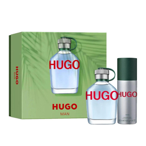 Hugo Boss HUGO Man komplekts vīriešiem (EDT, 125 ml + dezodorants, 75 ml + dušas želeja, 50 ml)