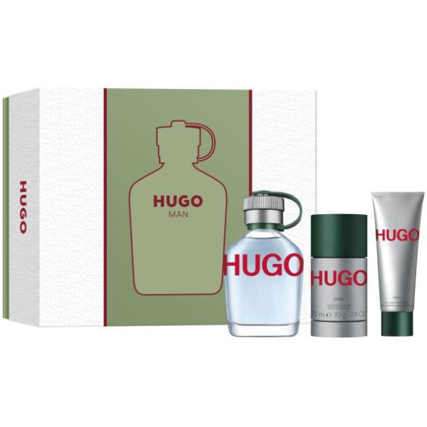 Hugo Boss HUGO Man komplekts vīriešiem (EDT, 125 ml + dezodorants, 75 ml + dušas želeja, 50 ml)