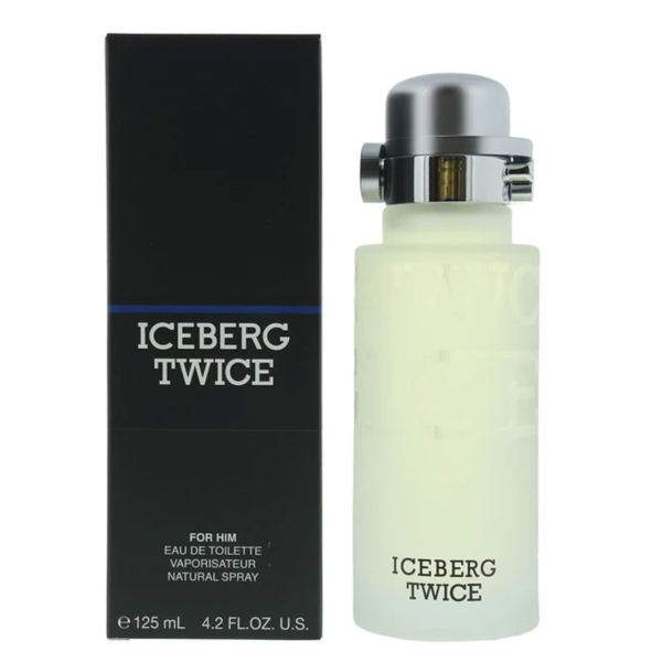 Iceberg Twice pour Homme EDT tualetes ūdens ūdens vīriešiem, 125 ml