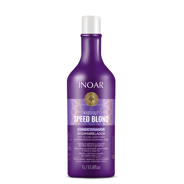 INOAR Speed Blond Conditioner - kondicionieris blondiem matiem, 1000 ml