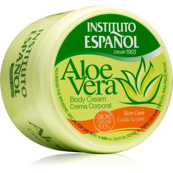 Instituto Español Aloe Vera Body Cream mitrinošs ķermeņa krēms, 400 ml