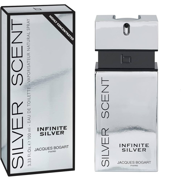 Jacques Bogart Silver Scent Infinite Silver EDT tualetes ūdens vīriešiem, 100 ml