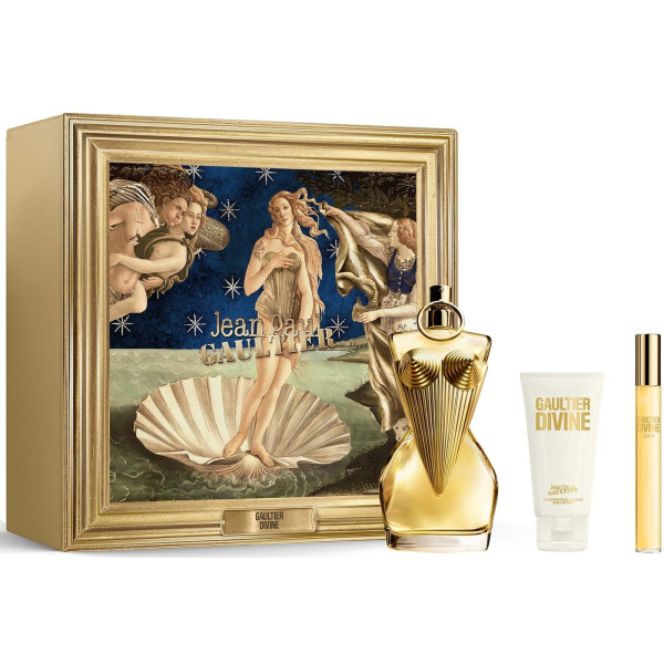 Jean Paul Gaultier Divine komplekts sievietēm (EDP, 100 ml + ķermeņa losjons, 75 ml + EDP, 10 ml)