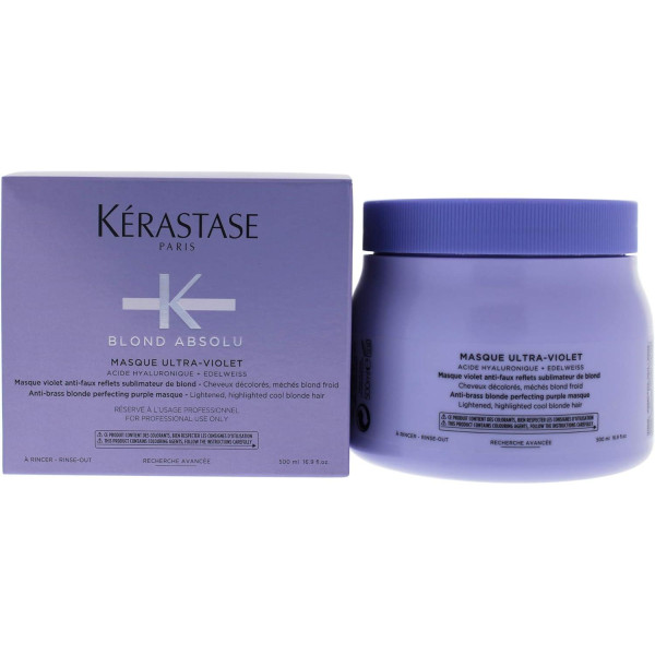 Kérastase Blond Absolu Masque Ultra-Violet Yellow Tone Neitralizējoša matu maska, 500 ml