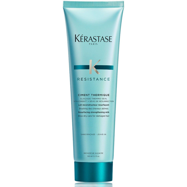 Kérastase Resistance Ciment Thermique Resurfacing Strengthening Milk atjaunojošs un stiprinošs pieniņš bojātiem matiem, 150 ml