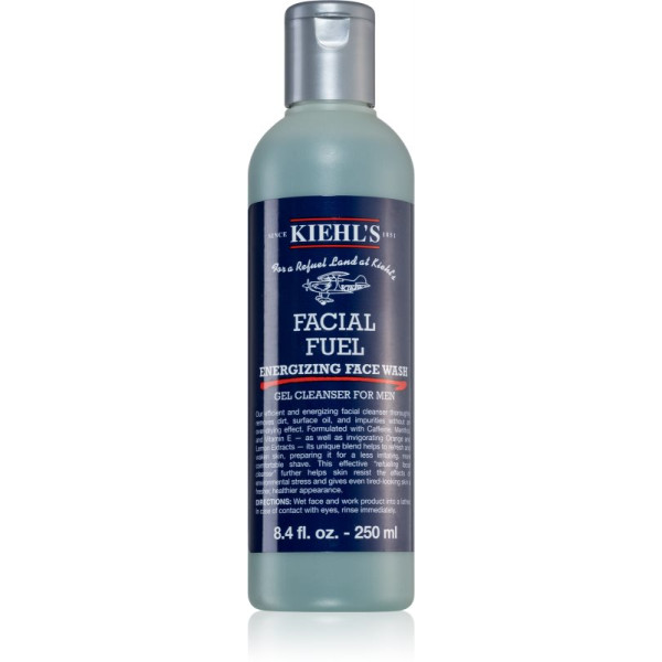 Kiehl's Men Facial Fuel Energizing Face Wash atsvaidzinošs sejas mazgāšana vīriešiem, 250 ml