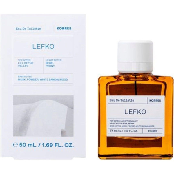 Korres Lefko EDT tualetes ūdens unisex, 50 ml