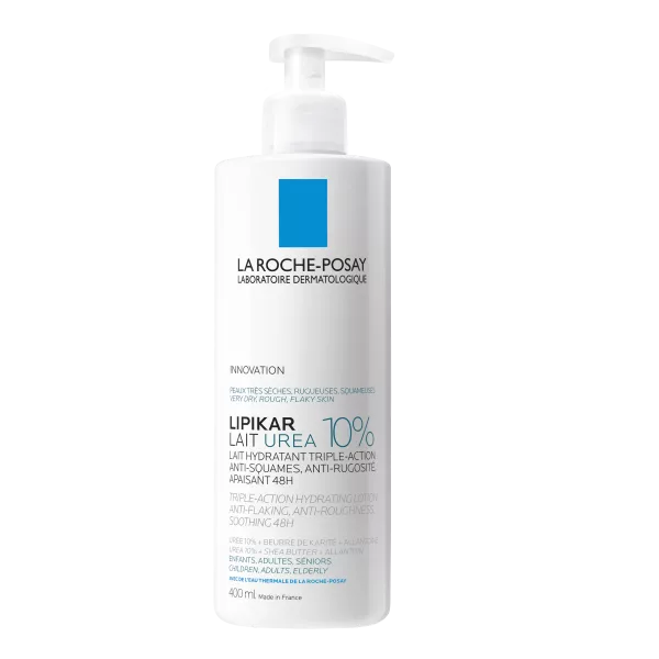 La Roche Posay Lipikar Lait Urea 10% mitrinošs ķermeņa losjons, 400 ml