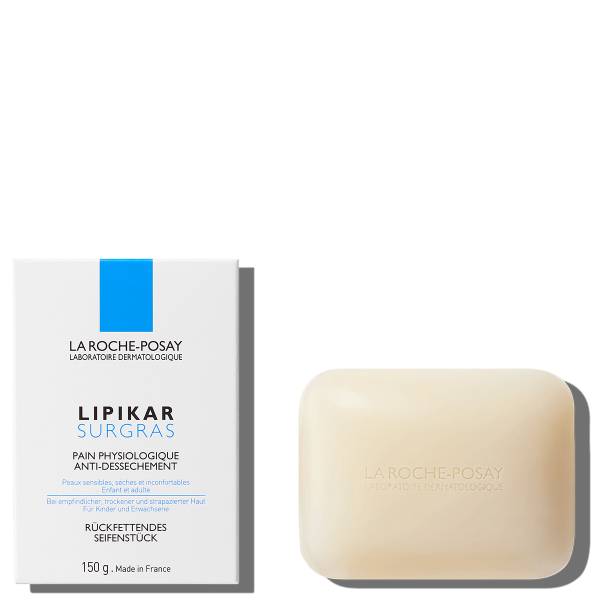 La Roche Posay LipikarLipid Enriched Cleansing Bar ziepes sausai ādai, 150 g