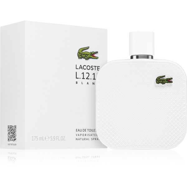 Lacoste L 12 12 Blanc EDT tualetes ūdens vīriešiem, 175 ml