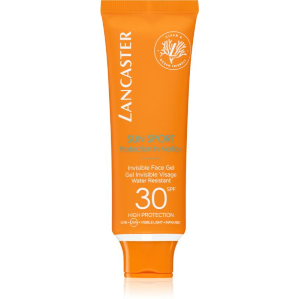 Lancaster Sun Sport Invisible Face Gel SPF 30 matēta efekta sejas želeja, 50 ml