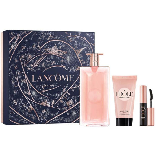 Lancome Idole Giftset sievietēm 2024 (EDP, 50 ml + ķermeņa losjons, 50 ml + mini skropstu tuša, 2,5 ml)