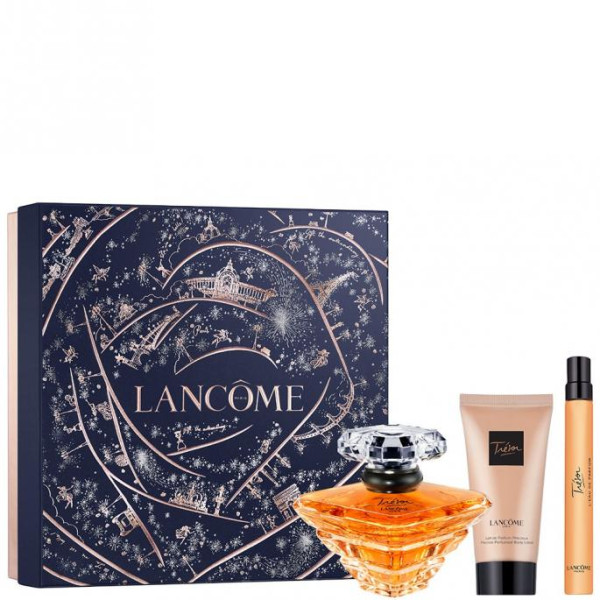 Lancome Tresor dāvanu komplekts sievietēm (EDP, 50 ml + ķermeņa losjons, 50 ml + EDP, 10 ml)