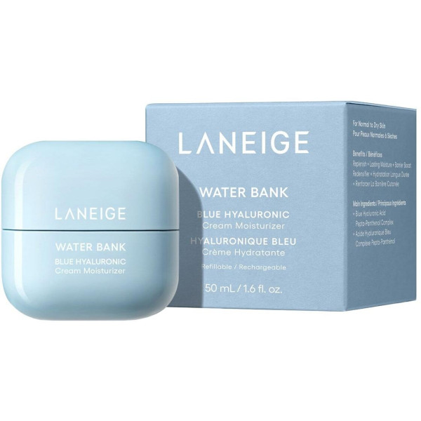 Laneige Water Bank Blue Hyaluronic Cream Moisturizer mitrinošs sejas krēms, 50 ml