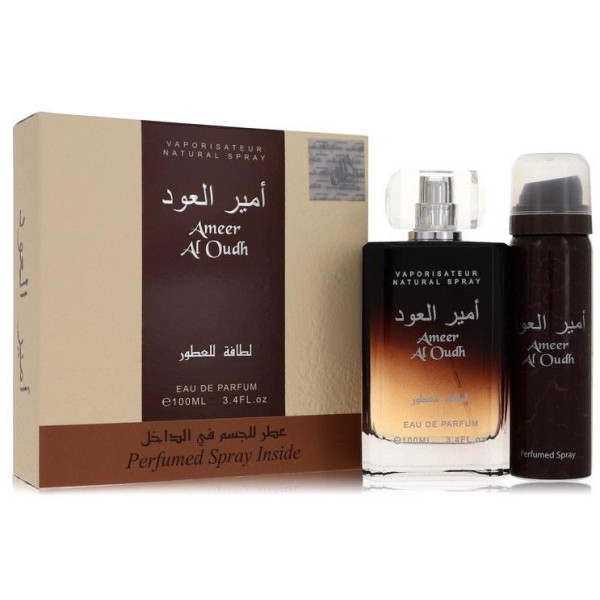 Lattafa Ameer Al Oudh komplekts unisex (EDP, 100 ml + aerosols, 50 ml)