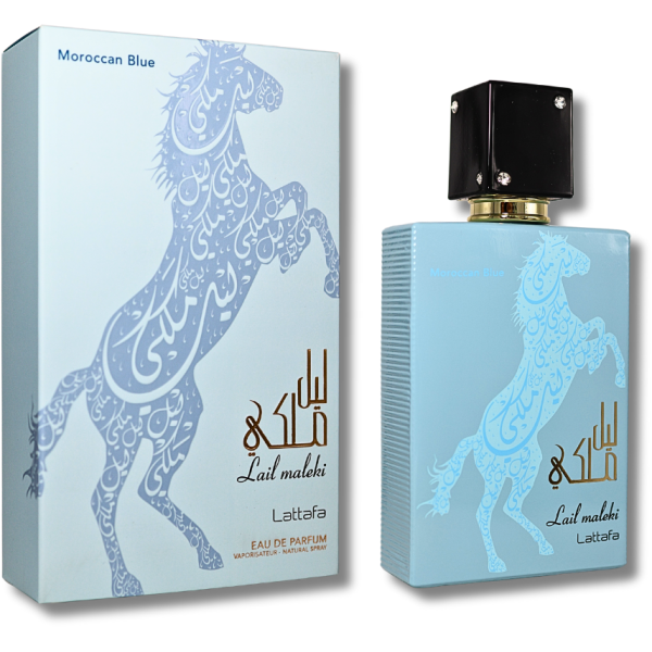 Lattafa Lail Maleki Moroccon Blue EDP parfimērijas ūdens unisex, 100 ml