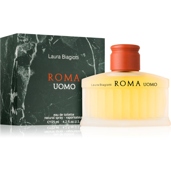 Laura Biagiotti Roma Uomo EDT tualetes ūdens vīriešiem, 125 ml