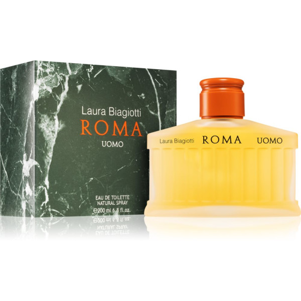 Laura Biagiotti Roma Uomo EDT tualetes ūdens vīriešiem, 200 ml