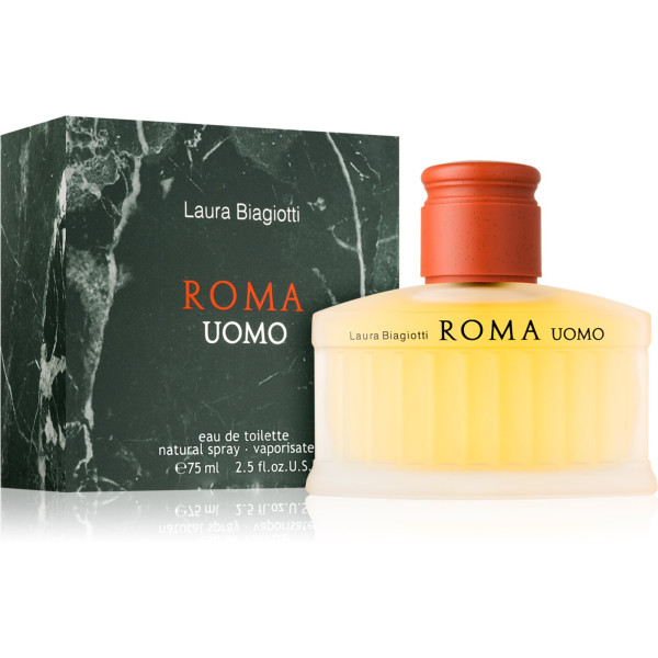 Laura Biagiotti Roma Uomo EDT tualetes ūdens vīriešiem, 75 ml