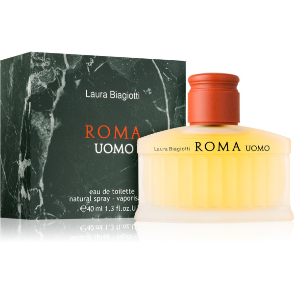 Laura Biagiotti Roma Uomo EDT tualetes ūdens vīriešiem, 40 ml