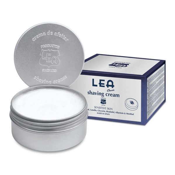 Lea Classic Shaving Cream In Aluminium Jar skūšanās krēms alumīnija burkā, 150 g