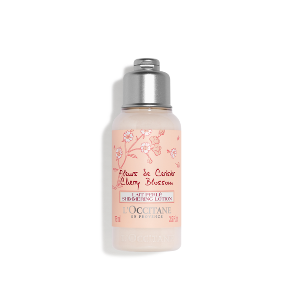 L'occitane Cherry Blossom Shimmering Lotion Ķiršu ziedu ķermeņa losjons, 75 ml