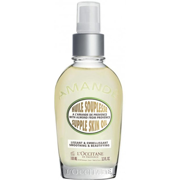 L'Occitane Supple Skin Oil Mandeļu ķermeņa eļļa, 100 ml