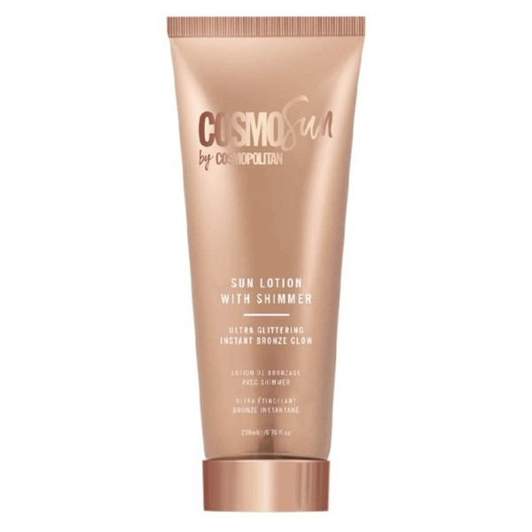 Ķermeņa losjons ar bronzeriem CosmoSun Sun Lotion With Shimmer Ultra Glittering Instant Bronze Glow, 200 ml