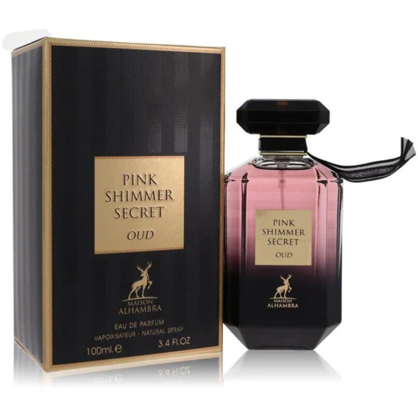 Maison Alhambra Pink Shimmer Secret Oud EDP parfimērijas ūdens sievietēm, 100 ml