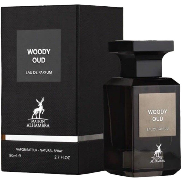 Maison Alhambra Woody Oud EDP parfimērijas ūdens unisex, 80 ml