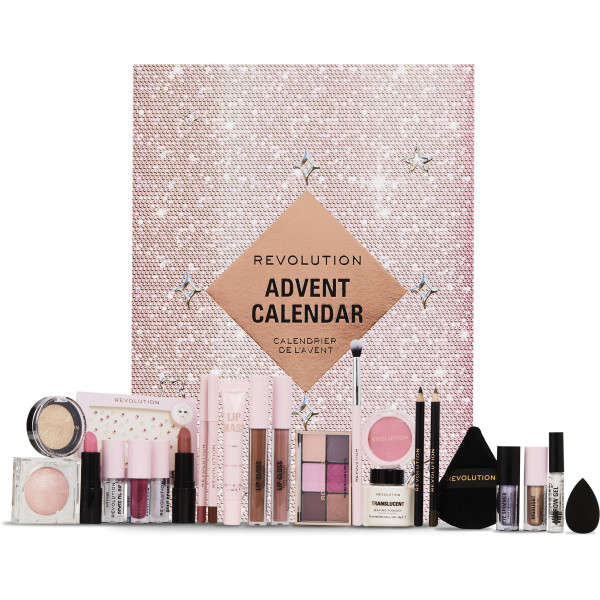 Makeup Revolution London Advent Calendar 2024 kosmētikas adventes kalendārs