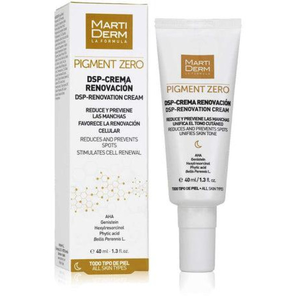 Martiderm Pigment Zero DSP-Renovation Cream depigmentējošs atjaunojošs sejas krēms, 40 ml