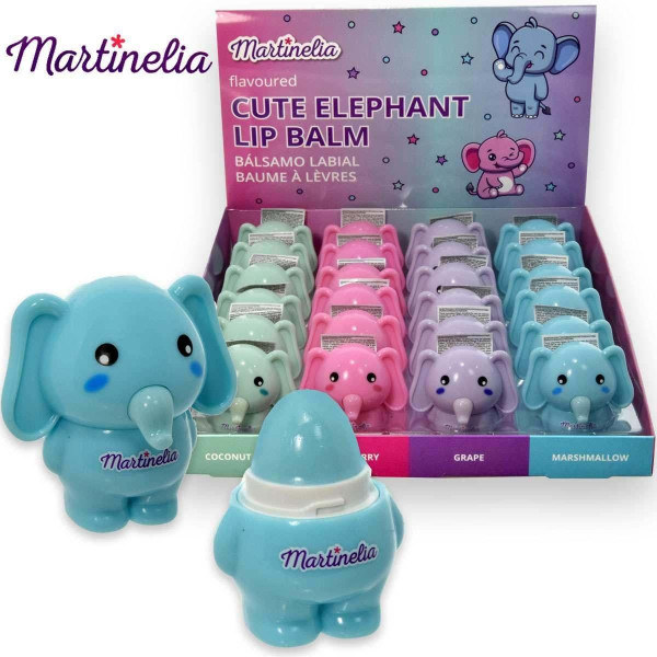 Martinelia Cute Elephant Lip Balm lūpu balzams bērniem, 1 gab.