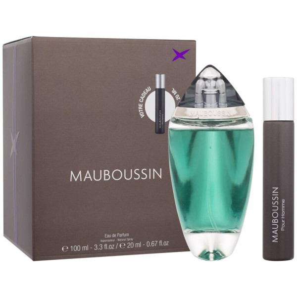 Mauboussin Homme komplekts vīriešiem (EDP, 100 ml + EDP, 20 ml)