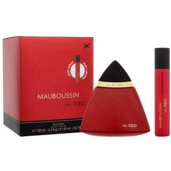 Mauboussin Mauboussin in Red komplekts sievietēm (EDP, 100 ml + EDP, 20 ml)