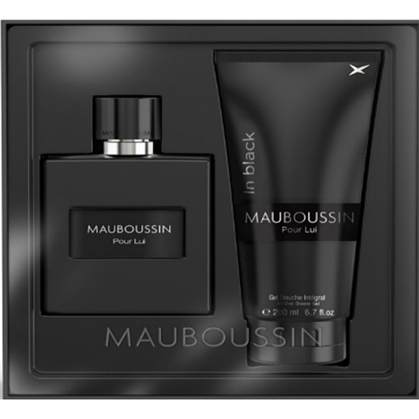 Mauboussin Pour Lui In Black komplekts vīriešiem (EDP, 100 ml + dušas želeja, 200 ml)