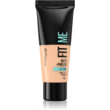 Maybelline Fit Me! Matte + Poreless Makeup šķidrais tonālais krēms, 115 Ivory, 30 ml