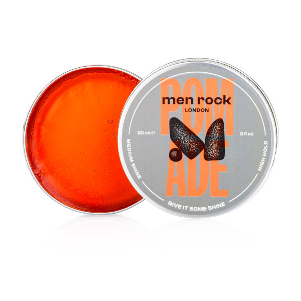 Men Rock Pomade Spēcīgas fiksācijas, vidēja spīduma matu pomāde, 30 ml