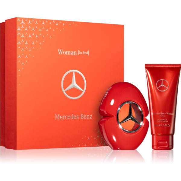 Mercedes-Benz Woman In Red EDP smaržu komplekts sievietēm, 90 ml