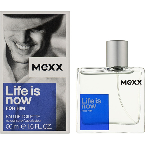 Mexx Life Is Now For Him EDT tualetes ūdens vīriešiem, 50 ml