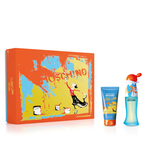 Moschino Cheap and Chic I Love Love komplekts sievietēm (EDT, 30 ml + ķermeņa losjons, 50 ml)