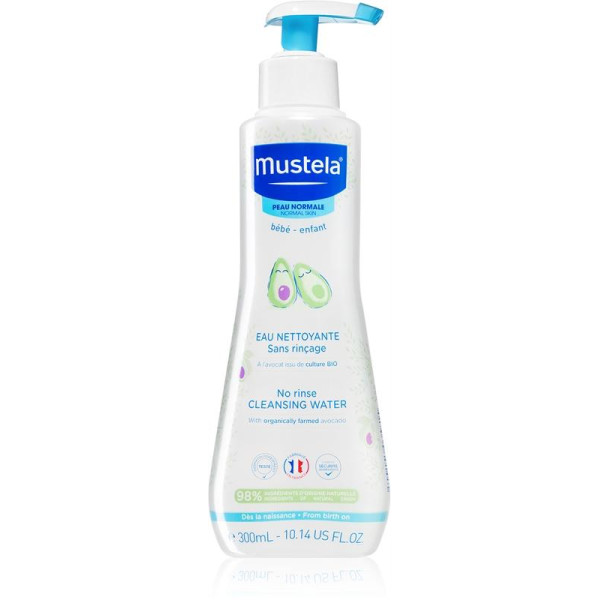 Mustela Bébé No-Rinse tīrīšanas ūdens bērniem, 300 ml