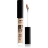 Nyx Can't Stop Won't Stop Full Coverage Contour Concealer šķidrais korektors, tonis: 02 Alabaster, 3,5 ml