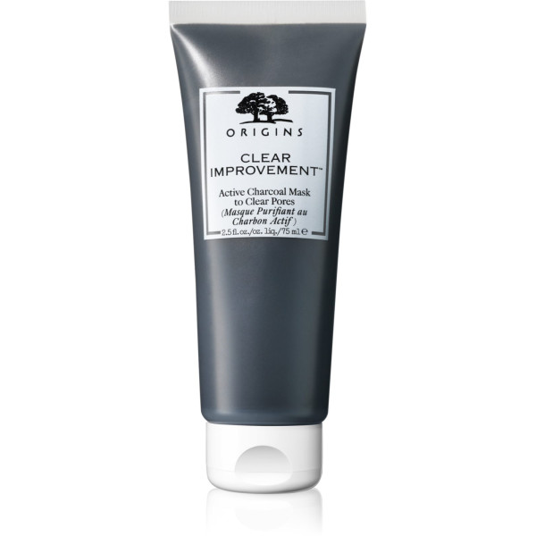 Origins Clear Improvement Active Charcoal Mask To Clear Pores attīroša maska ar aktivēto ogli, 75 ml