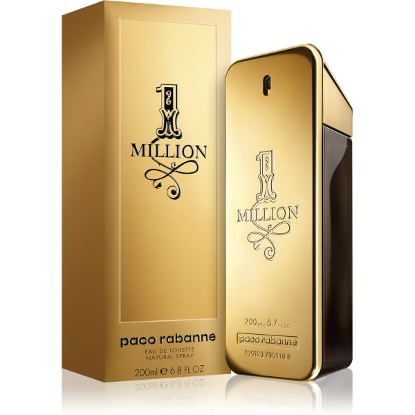 Paco Rabanne 1 Million EDT tualetes ūdens vīriešiem, 200 ml