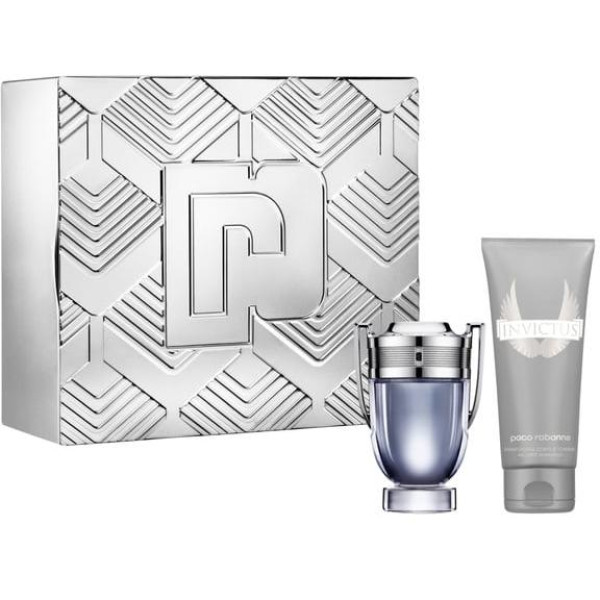 Paco Rabanne Invictus komplekts vīriešiem (EDT, 100 ml + smaržīga dušas želeja, 100 ml)