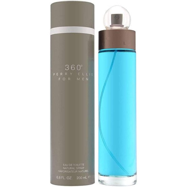 Perry Ellis 360 for Men EDT tualetes ūdens ūdens vīriešiem, 200 ml