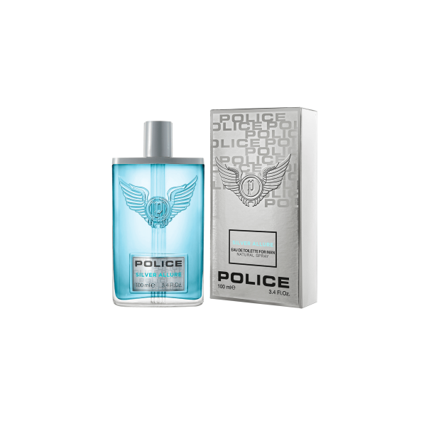 Police Silver Allure EDT tualetes ūdens ūdens vīriešiem, 100 ml