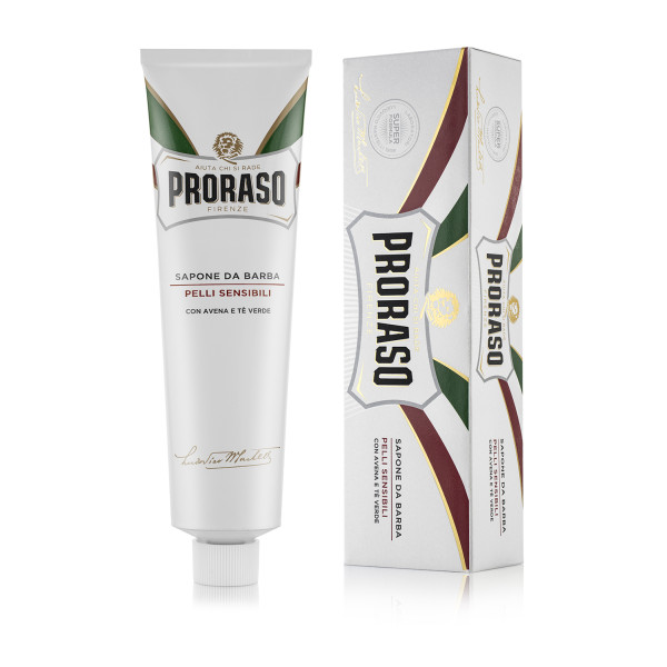 Proraso White Line Shaving Cream Nomierinošs skūšanās krēms jutīgai ādai, 150 ml